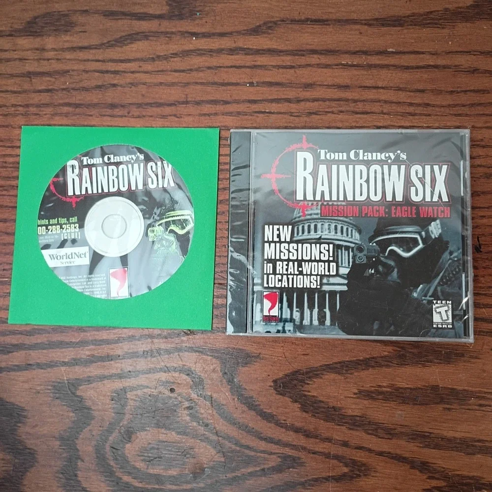 Tom Clancy's Rainbow Six + Rainbow Six Mission Pack: Eagle Watch PC CD-ROM Games